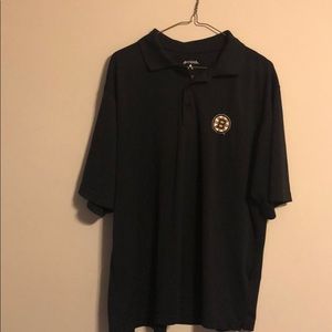 Boston Bruins Golf Shirt - Black - Size Large